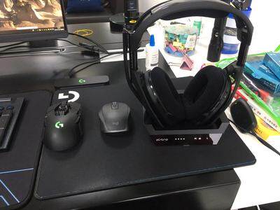 罗技Astro A50无线游戏耳机头戴式耳麦电竞吃鸡降噪麦克风7.1声道 - 图0
