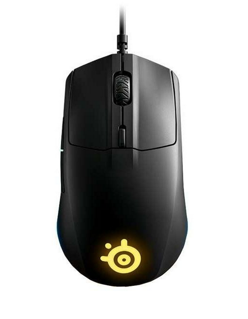 SteelSeries赛睿 rival100/3 RGB光学电竞绝地求生/lol游戏鼠标 - 图1