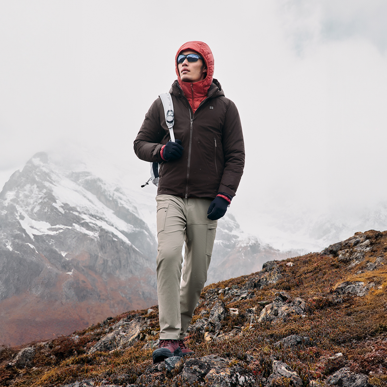 KOLON SPORT可隆羽绒衣3L防水透湿防静电男士轻量防风羽绒夹克 - 图3