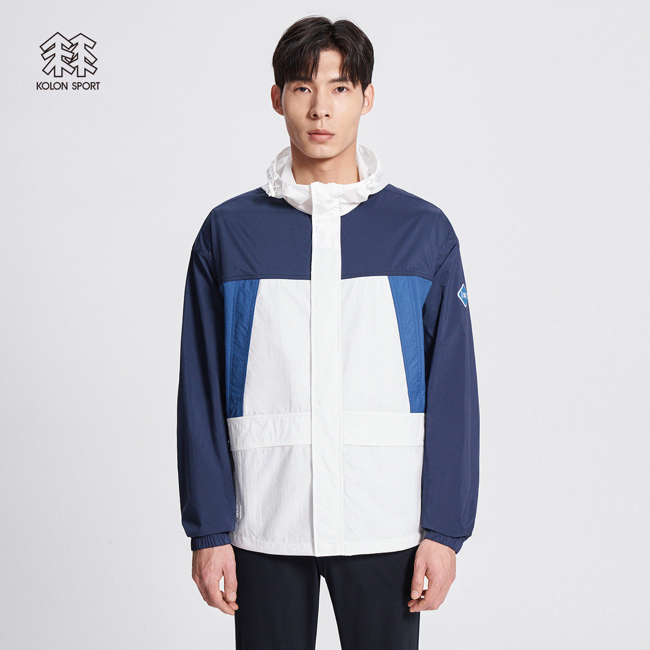 【陈坤同款】KOLONSPORT可隆户外男子耐磨防泼水可收纳皮肤衣_虎窝淘