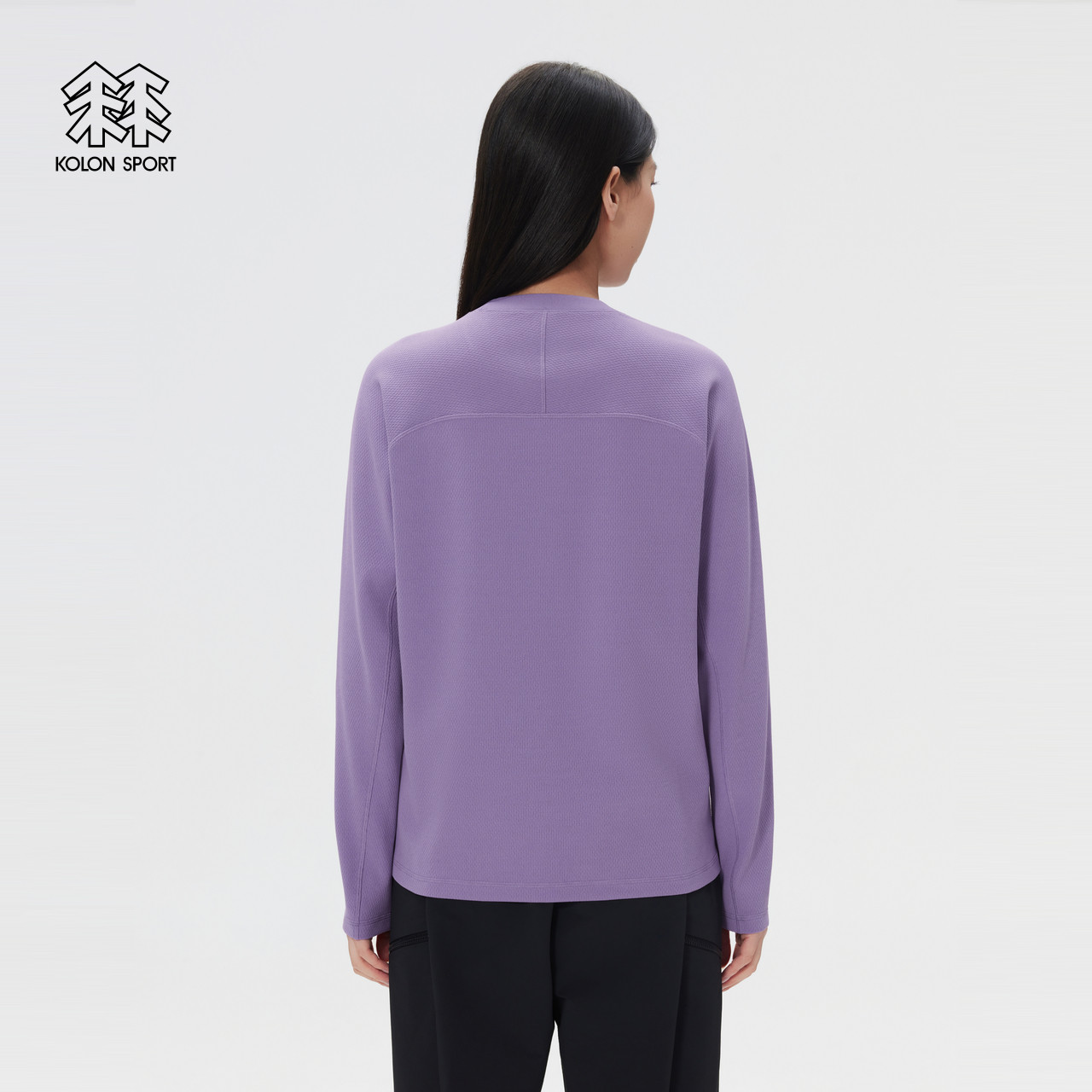 KOLON SPORT可隆吸湿速干T恤防晒UPF50+透湿男女同款插肩长袖T恤,淘宝优惠券,粉丝福利购,淘宝优惠卷