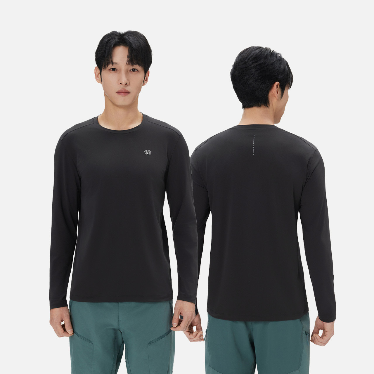 KOLON SPORT可隆吸湿速干T恤户外男士S-FUNCTIONAL圆领长袖T恤,淘宝优惠券,粉丝福利购,淘宝优惠卷