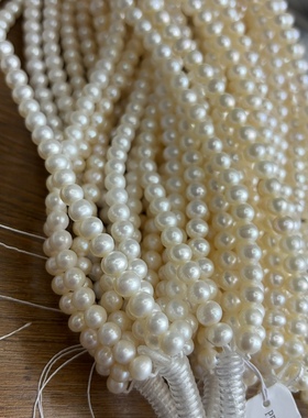 淡水链女小众精品珍珠6到7无核新款上市串珠优质促销项链手串配件