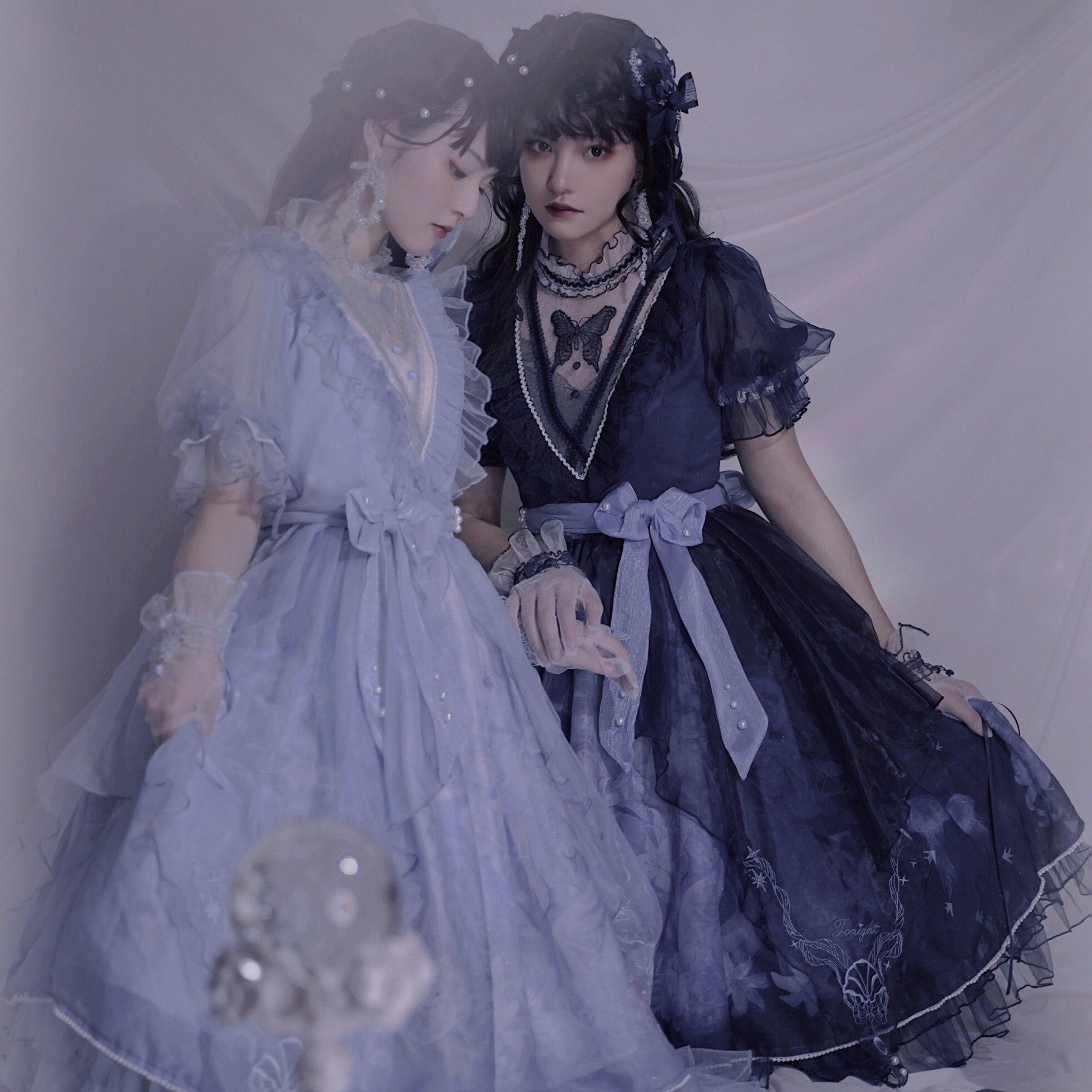 原创正版品【深海医院】华丽珍珠刺绣lolita洛丽塔op甜美连衣裙子