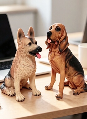 世界名犬系列狗狗模型牧羊犬摆件