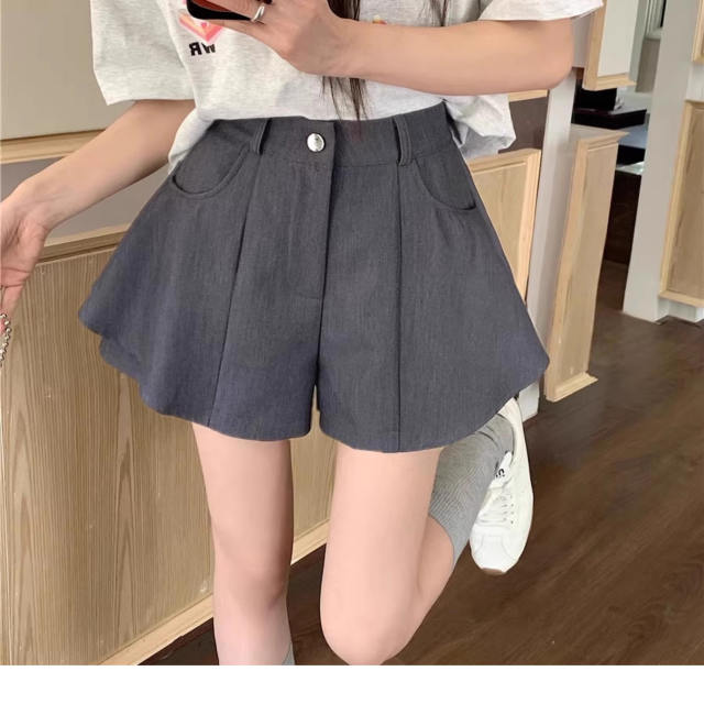 ພາກຮຽນ spring ແລະ summer ແບບໃຫມ່ culottes petite ແລະສັ້ນ versatile ສໍາລັບແມ່ຍິງ