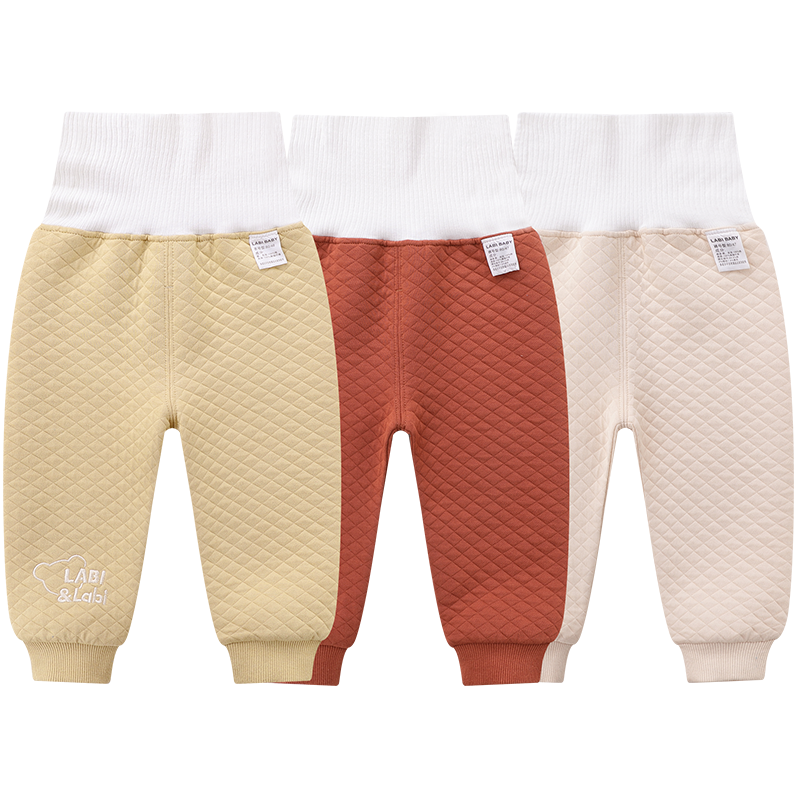 拉比儿童高腰护肚秋裤2025秋冬男女童宝宝保暖裤子内搭居家睡裤,淘宝优惠券,粉丝福利购,淘宝优惠卷