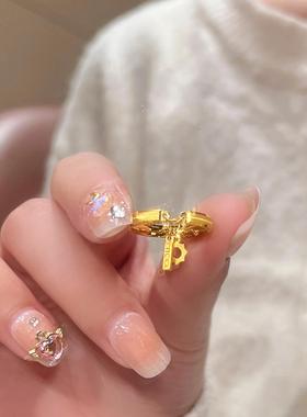 周大福Lucky幸运牌小太阳戒指