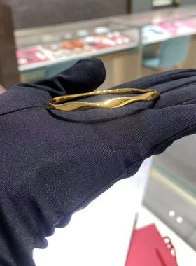 周大福莫比乌斯环实心手镯