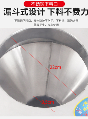 商用糍粑机辣椒机电动绞肉机碎骨