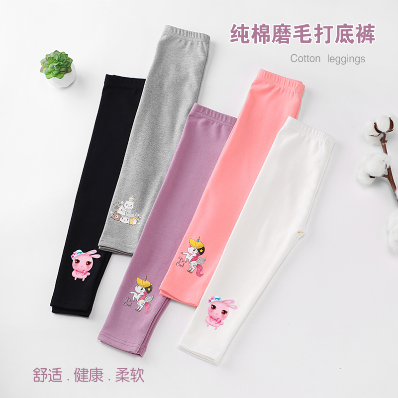 儿童磨毛打底裤卡通，舒适面料，百搭潮流，每一处细节都给孩子呵护（儿童春秋磨毛打底裤卡通，舒适面料，好穿耐磨，百搭潮流）-第2张图片-提都小院