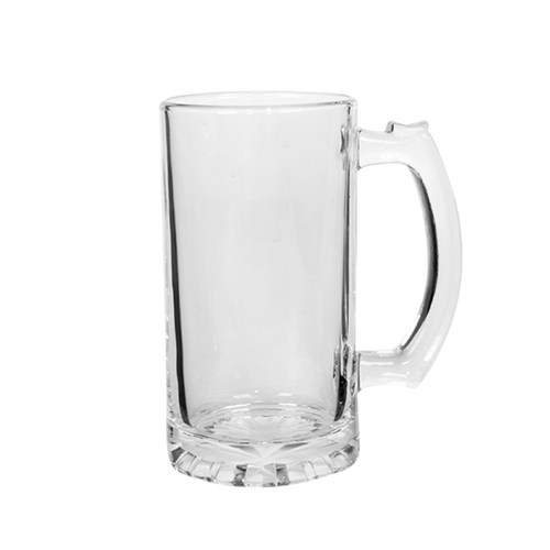 家用带把玻璃泡茶杯啤酒杯扎啤杯  加厚耐热玻璃水杯KTV茶楼专用 - 图3