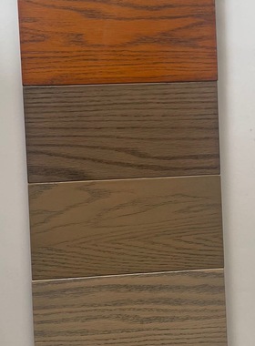 原木油漆色板+色卡箱套装20色 尺寸-120X240MM板材厚度-1.2～1.5