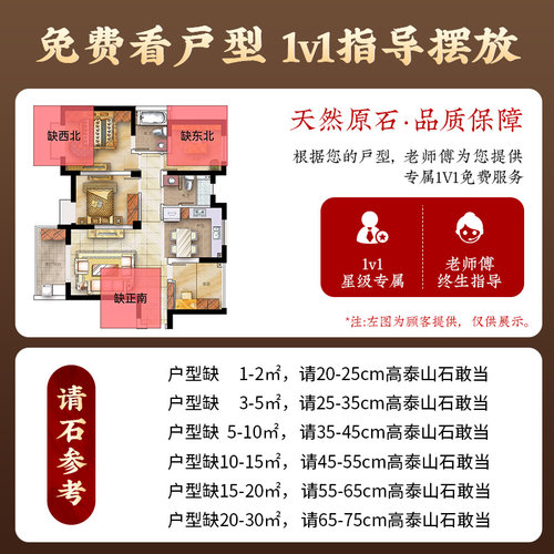 正宗泰山石敢当镇宅室内泰山办公室靠山石补角青石天然原石头摆件 - 图1