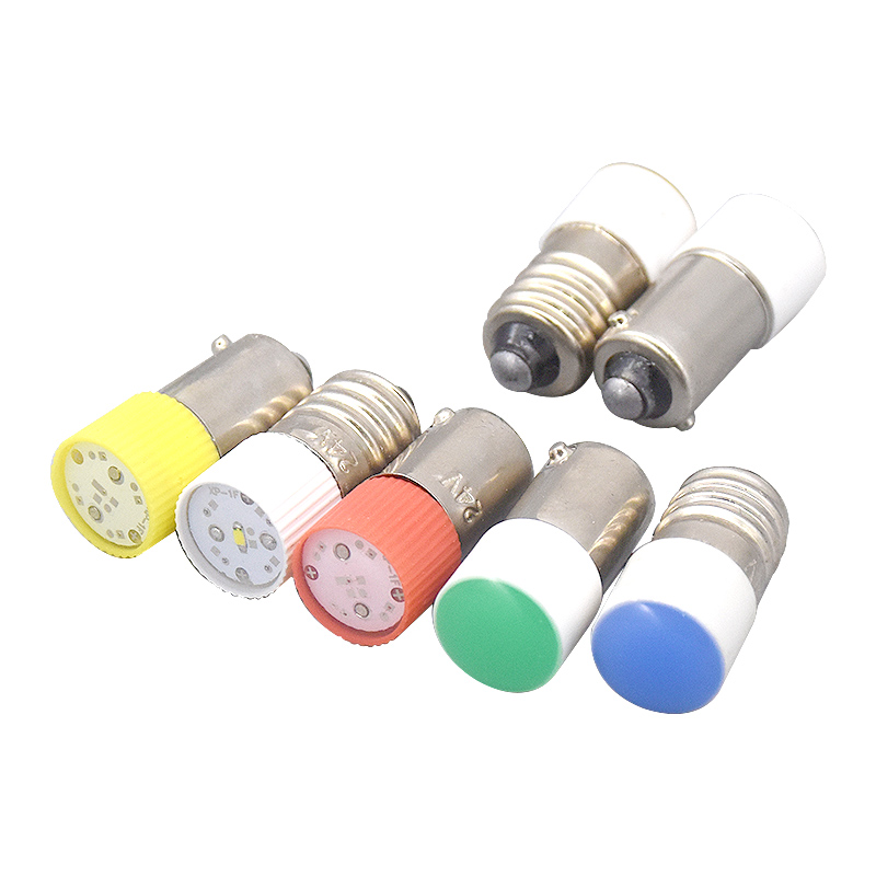 1个LED灯珠9mm螺口E10卡口B9按钮开关指示灯泡6v12v24v220v380v,淘宝优惠券,粉丝福利购,淘宝优惠卷