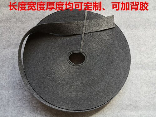 带背胶毛毡自粘隔音工业密封耐磨防护羊毛毡垫绒布墙壁装修不织布 - 图3