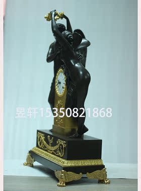 别墅机械纯铜大型座钟德国摆件
