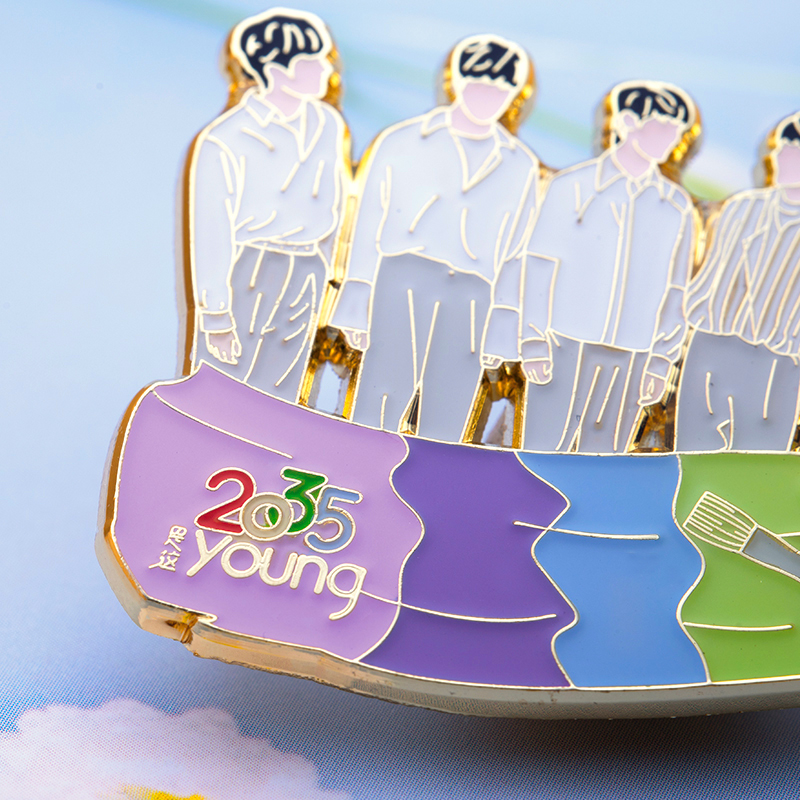 时代少年团周边金属徽章张真源马嘉祺应援礼物手办挂摆件手办专辑 - 图2