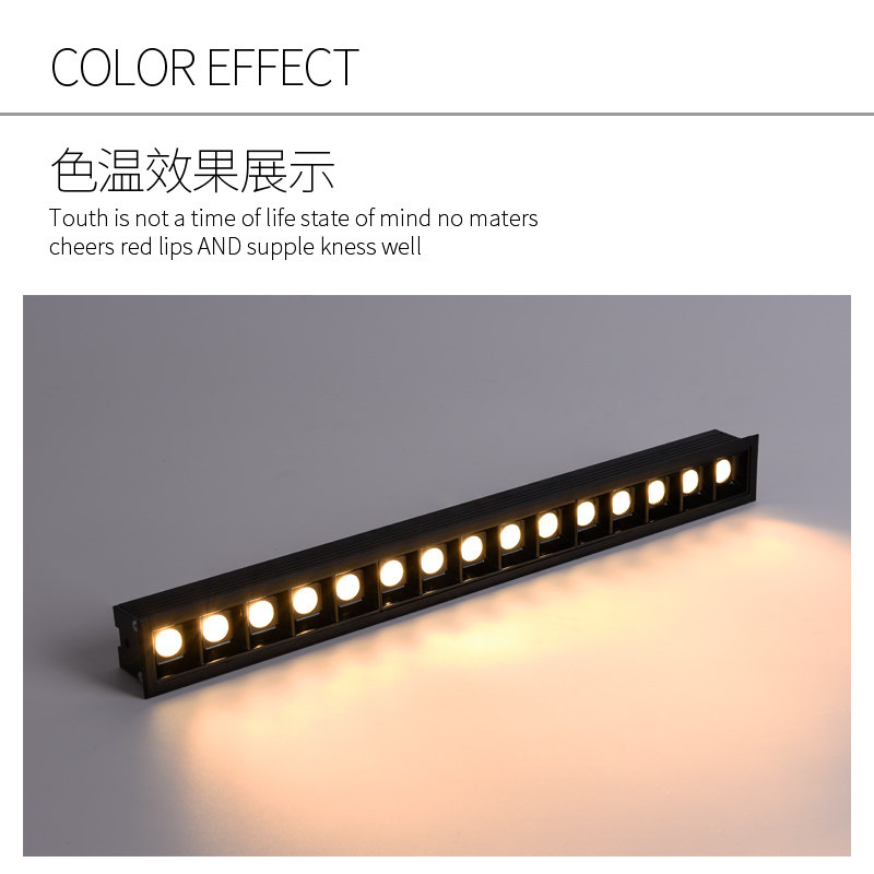 嵌入式led灯无边框条形射灯客厅家用格栅灯线性灯设计无主灯照明_虎窝淘
