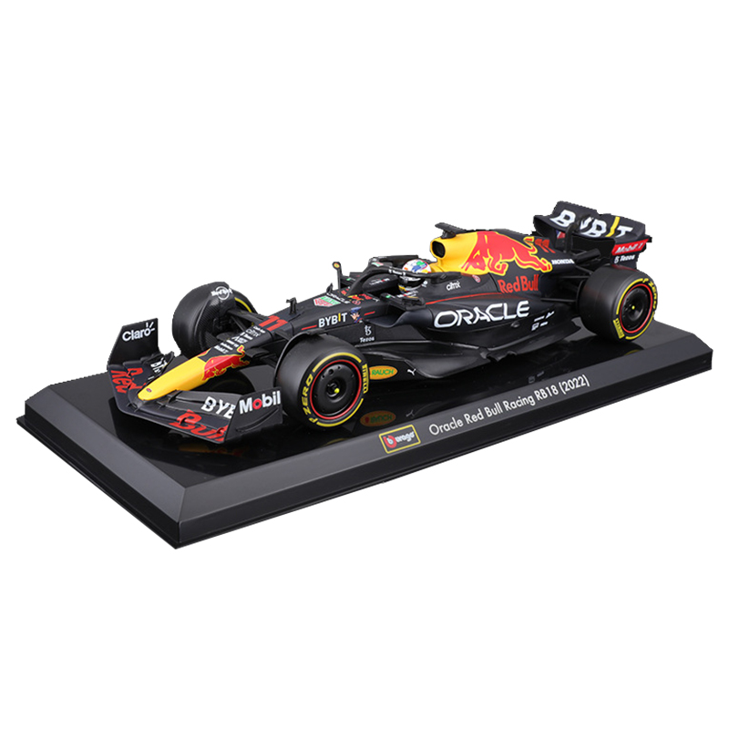 比美高 F1赛车模型1:24红牛RB18方程式赛车仿真合金夺冠涂装2022 - 图0