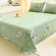 Single sheet thickened raw cotton non-pure cotton four-season double lace wash cotton bed sheet three-piece set
