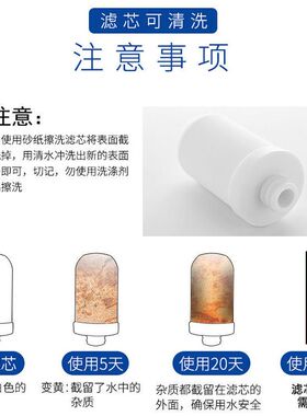 适适配洁斯盾史蒂夫304不锈钢水龙头净水器通用陶瓷滤芯16mm