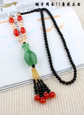 韩版百搭长衣服配饰复古挂件项链