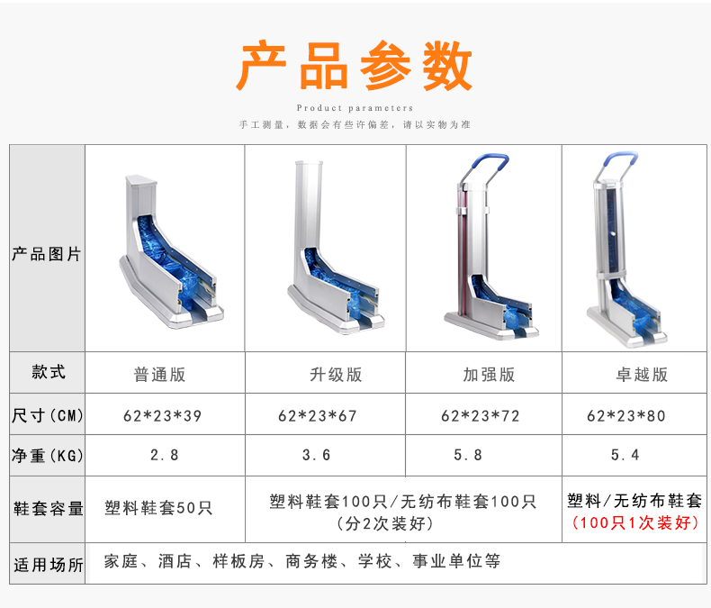 工厂鞋套机自动家用新款踩脚拖拉式一次性脚套机车间大容量套鞋器 - 图2