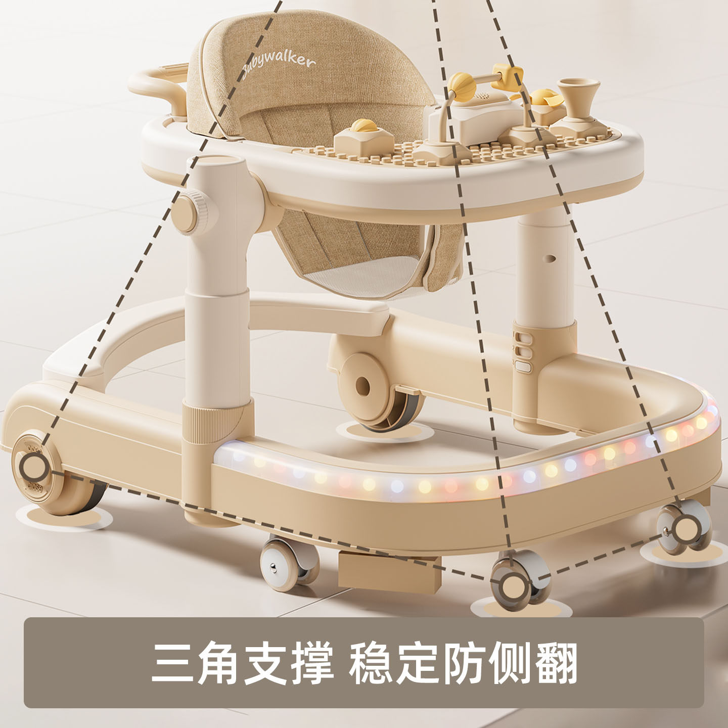 学步车防o型腿婴儿多功能2025新款学走路助步推车三合一周岁宝宝,淘宝优惠券,粉丝福利购,淘宝优惠卷