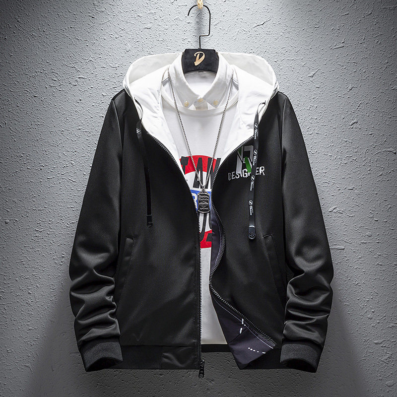 20春秋新款男士青少年渐变色潮夹克 pasok夹克