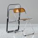 Modern simple transparent chair ins internet celebrity folding chair
