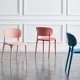 Nordic dining chair household plastic chair thickened desk chair