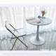 Modern simple transparent chair ins internet celebrity folding chair