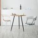 Transparent thickened cafe casual style creative dining chair
