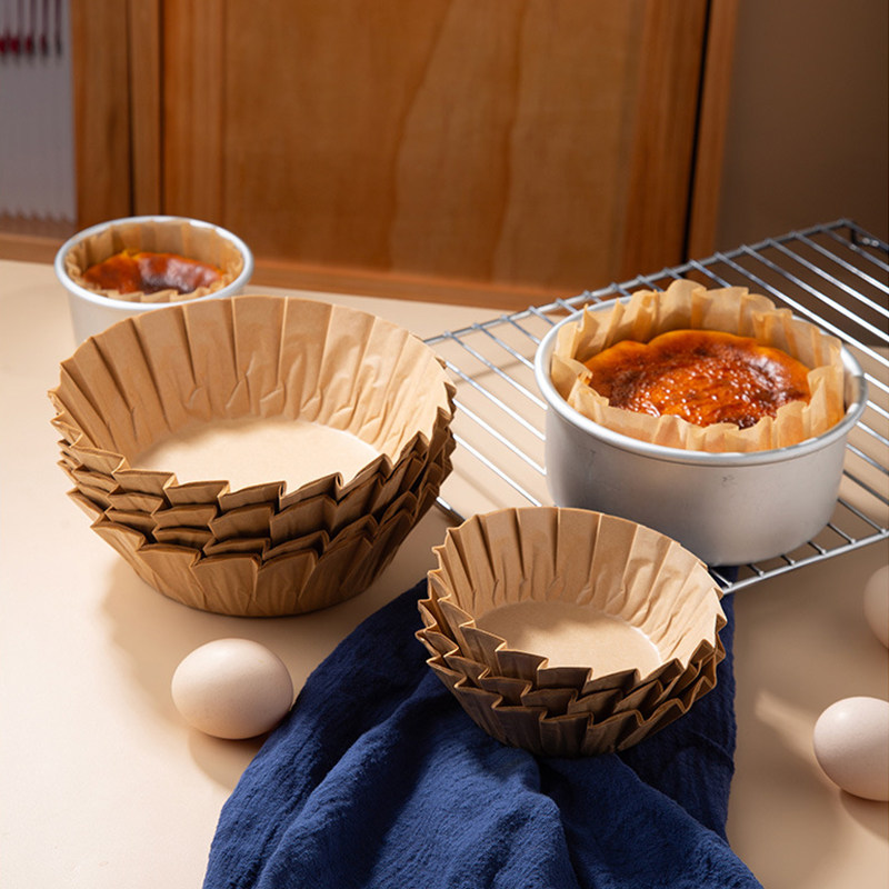 巴斯克油纸垫纸食品级硅油纸烘焙纸免折叠纸托4寸6寸8寸蛋糕模具,淘宝优惠券,粉丝福利购,淘宝优惠卷
