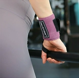 劳拉之星 Кожаные спортивные напульсники для спортзала, перчатки, комплект, спортивная профессиональная эластичная повязка