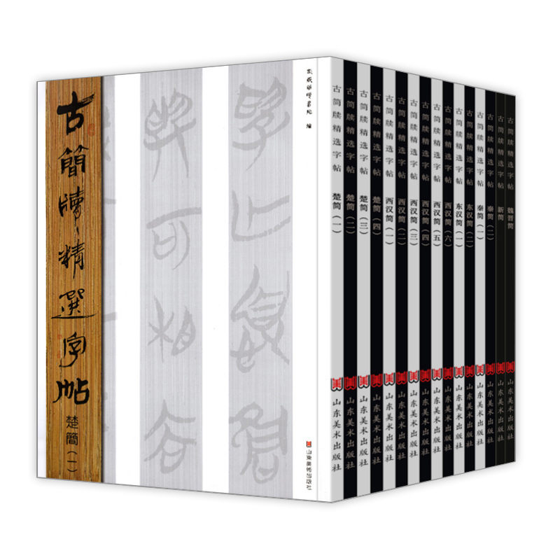 古简牍精选字帖全套16册东西汉简战国先秦魏晋新简篆文隶书竹木简牍历代古代简牍碑帖字帖全集简牍名迹选精编合集字帖书法篆刻书籍 - 图3