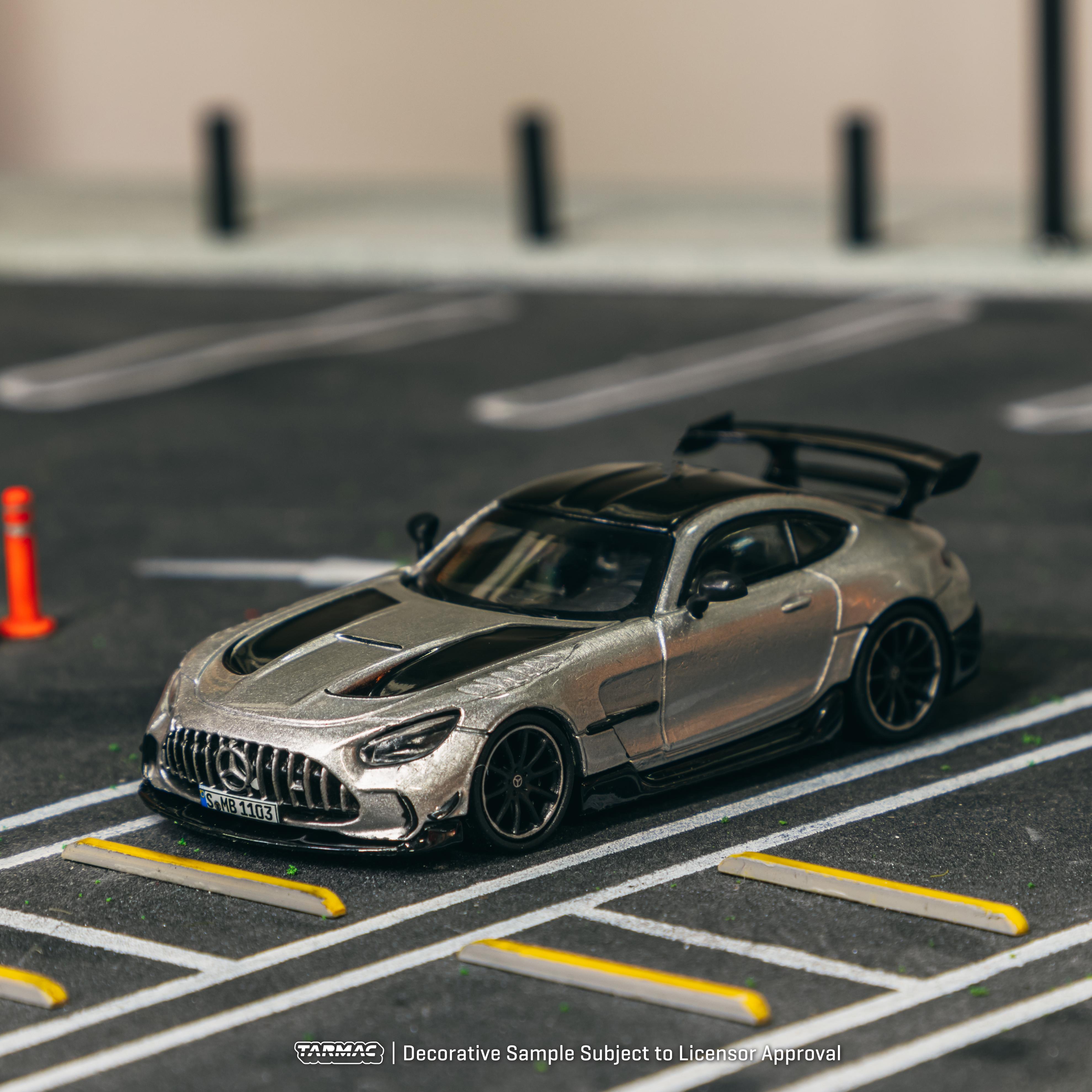 Tarmac Works 1:64奔驰AMG GT Black Series 银色合金静态模型 - 图2