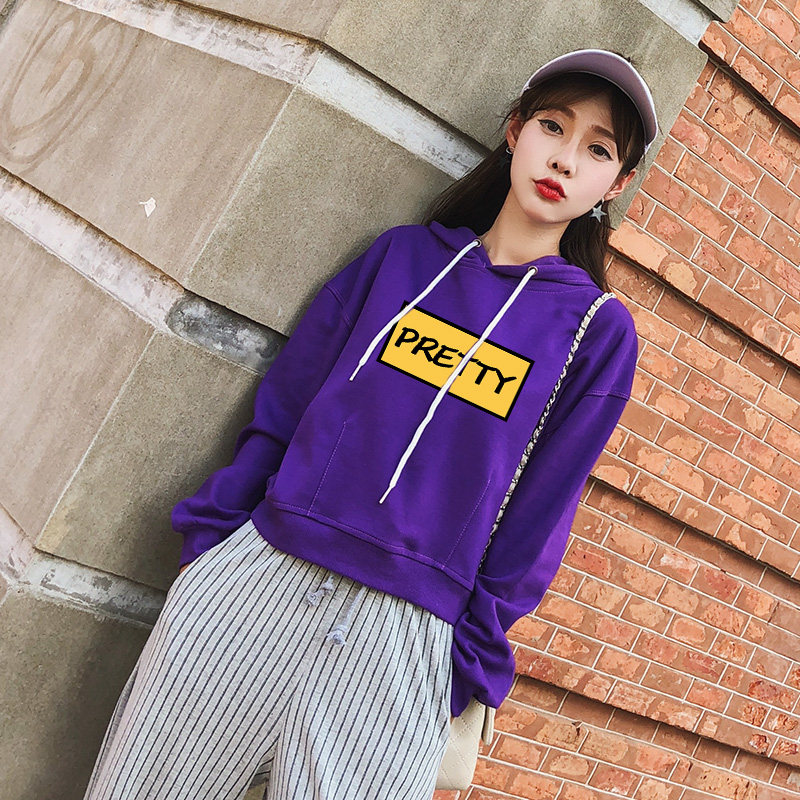 2019新款短款卫衣女2020春秋薄款潮 沂森卫衣/绒衫