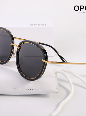 OPCCI圆形大框太阳镜复古2021年