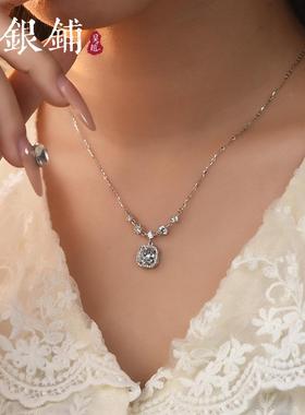 吴越老银铺足银999小方糖项链