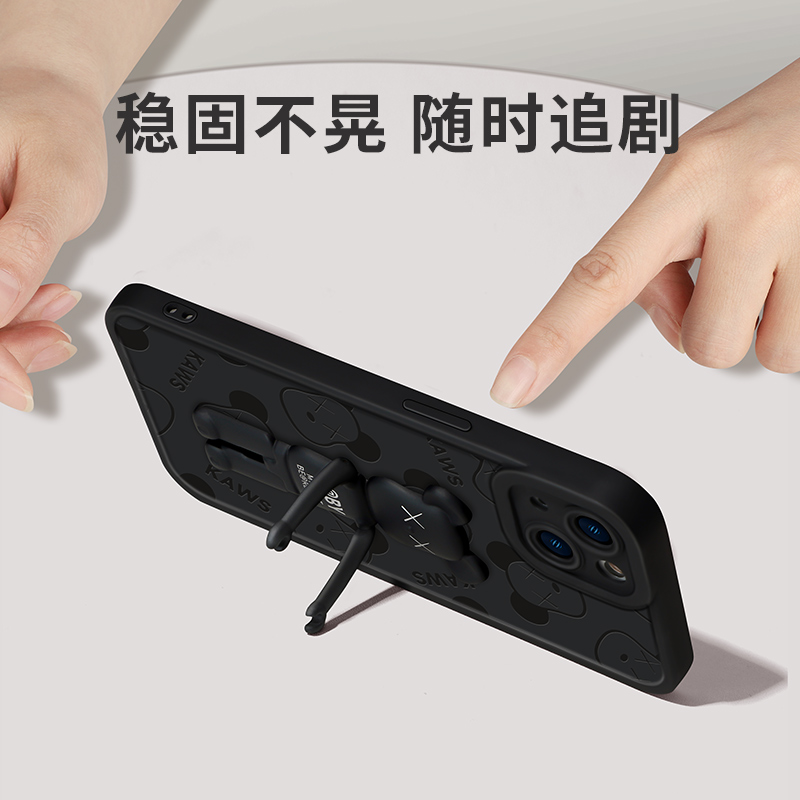 優思頓適用蘋果13手機殼iphone14pro新款12女11高級感2022男14防摔por支架pm小眾黑色8plus情侶13套14promax_優思頓數碼旗艦店_3C數碼配件