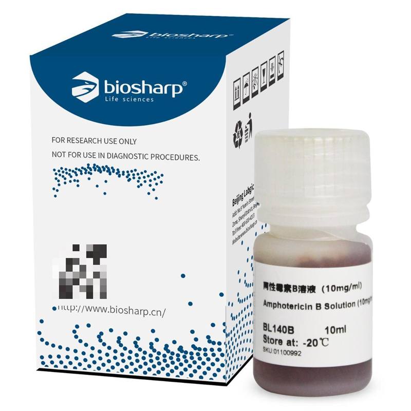 白鲨 Biosharp BL140A BL140B 两性霉素B溶液（10mg/ml） - 图3