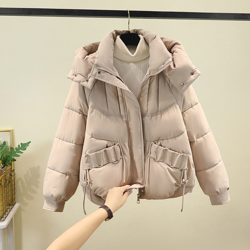 可拆卸帽保暖棉服女短款2025新款冬季加厚棉衣外套宽松显瘦棉袄潮,淘宝优惠券,粉丝福利购,淘宝优惠卷