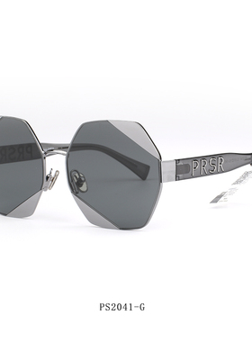 帕莎2021新款太阳镜女大脸显瘦时尚个性多边形简约复古墨镜PS2041