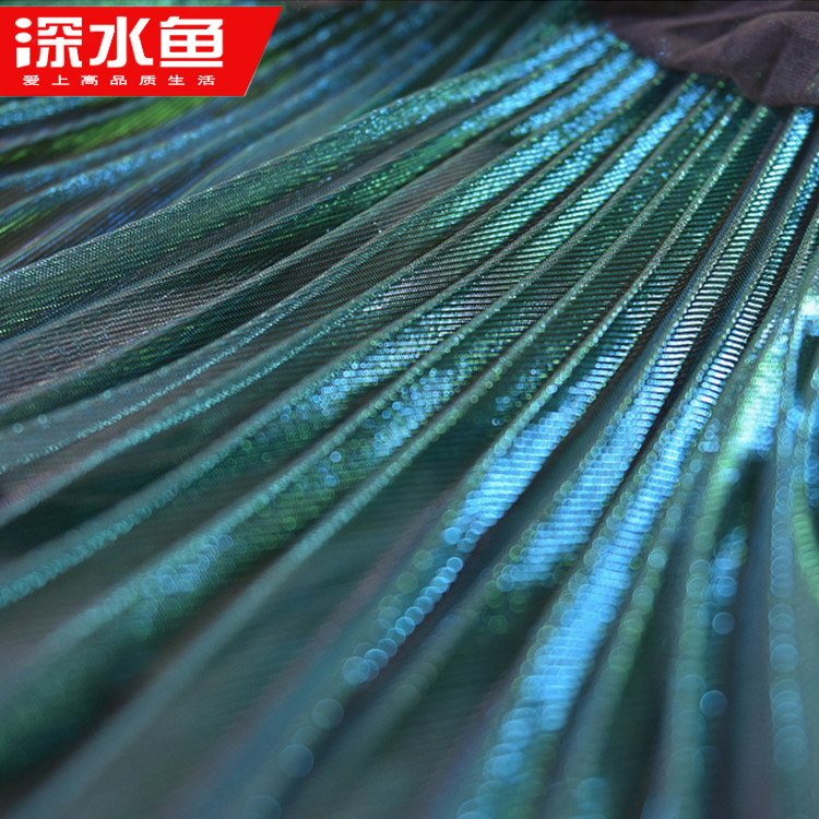 2020春夏新款重工流光纱裙半身裙 深水鱼时尚女装半身裙