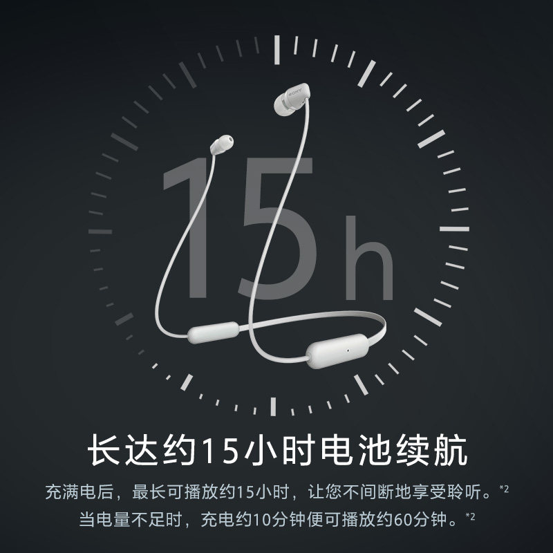 【官方直供】sony /索尼wi-c200耳机 sony嘉诚世纪蓝牙耳机