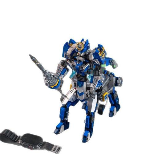 小角度JD095中世纪半人马机甲拼装儿童颗粒直变机器人积木男玩具 - 图3