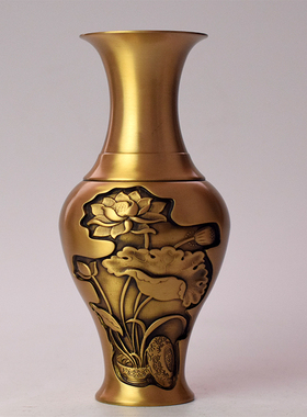 黄铜花瓶中式客厅精品