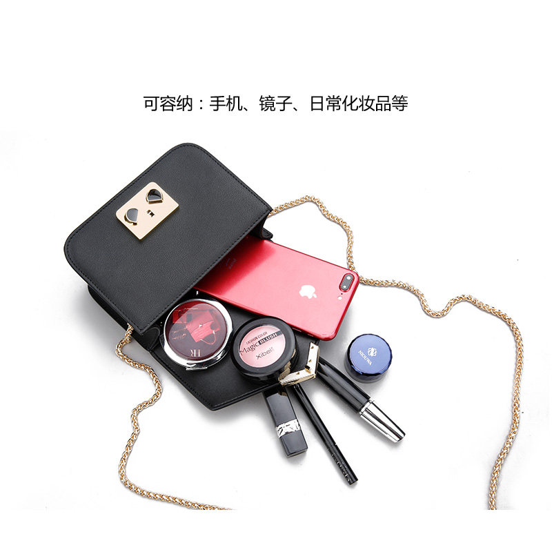 hr赫莲娜百搭撞色单肩小方包斜挎包 王府井百货女士包袋